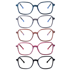 Lunettes de lecture carrées tendance en PC ultralégères anti-lumière bleue personnalisées en gros avec charnières à ressort unisexe de la meilleure qualité pour hommes et femmes - Product Image 1