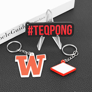 Livraison rapide Offre Spéciale porte-clés PVC personnalisé OEM porte-clés en caoutchouc souple personnalisé en vrac marchandises promotionnelles impression de logo - Product Image 5