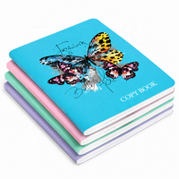 Cuaderno de ejercicios con encuadernación cosida, cubierta de cartón marfil A5, logotipo personalizado al por mayor, impresión UV, impresión CMYK, diario