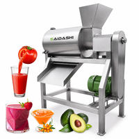 Voedselveilige SUS304 fruitpulpermachine voor het extraheren van tomaten-, aardbeien- en guavapuree en nauwkeurige fijnverfijning