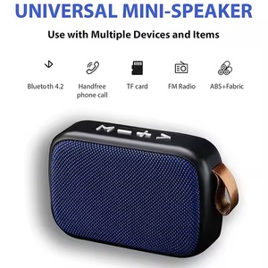 Haut-parleur portable en tissu avec logo personnalisé, mini subwoofer sans fil, mini haut-parleur en tissu, prend en charge TF, FM, USB, DISK, haut-parleur musical - Product Image 5
