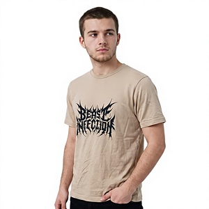 Camiseta para hombre 100% algodón peinado, ecológica, unisex, venta directa de fábrica, con estampado personalizado en serigrafía. - Product Image 1