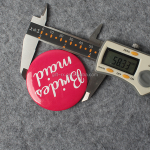 Chiết Giang Handmade Tùy Chỉnh 55Mm Vòng Kim Loại Huy Hiệu Nickel-Miễn Phí Pin Trên Loại <span class=keywords><strong>Tin</strong></span> Nút Huy Hiệu Nguồn Cung Cấp - Product Image 2