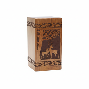 Urnas de Cremación de Madera Natural de Estilo Americano Moderno Hechas a Mano de Súper Calidad para Hombres y Mujeres Adultos Decorativas con Logotipo Personalizado - Product Image 1