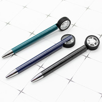 Nuevo Bolígrafo Creativo con Diseño de Rueda de Coche, Escritura Suave y Duradera, Multicolor, de Plástico, Novedoso, con Mecanismo de Giro, para Trabajos de Oficina