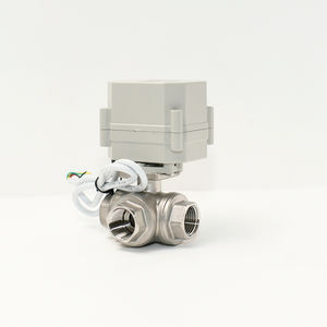 Goedkope Prijs 12V 24V Mini 3 Weg Kogelkraan Gemotoriseerde Gemotoriseerde Klep Rvs 1/<span class=keywords><strong>2</strong></span> DN15 - Product Image 3