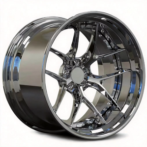 Rines Cóncavos Profundos Cromados de 18-22 Pulgadas 5*114.3 5*115 5*120 de Aluminio Forjado para Autos de Pasajeros, Compatibles con Mustang, Charger, Camaro - Product Image 2