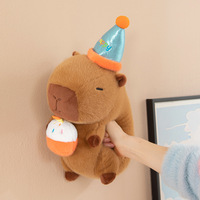 Peluche Capybara, jouet en peluche, coussin doux et mignon pour filles, cadeaux d'anniversaire, jouets moelleux pour enfants
