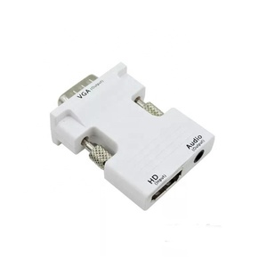Convertisseur HD vers <span class=keywords><strong>VGA</strong></span> avec câble audio 3,5 mm pour <span class=keywords><strong>PS4</strong></span>/PC/ordinateur portable/téléviseur/moniteur/projecteur, adaptateur 1080P HD femelle vers <span class=keywords><strong>VGA</strong></span> mâle - Product Image 2