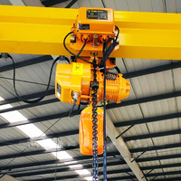 Palans de levage électriques à chaîne de 5 tonnes pour ateliers de fabrication d'acier et chantiers de construction