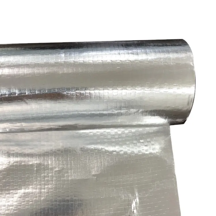 Silber doppel folie Woven Folie Thermische Isolierung Abdeckung Stoff