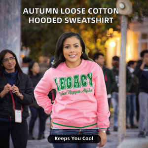 Sweat à capuche double face en coton mélangé respirant à manches longues décontracté et ample LXS22 été couleur unie BB672 - Product Image 2