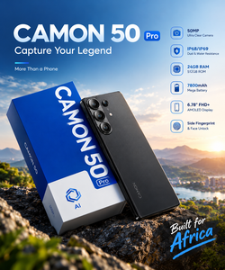 Smartphone économique Camon 50 Android 16 4G avec appareil photo principal 50MP OIS, ultra grand angle 8MP, écran AMOLED 144Hz, Type C - Product Image 6