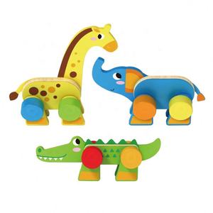 Ensemble imprimé en bois Holz Spielzeug Blocs <span class=keywords><strong>de</strong></span> <span class=keywords><strong>domino</strong></span> pour animaux Ensemble en bois pour animaux <span class=keywords><strong>de</strong></span> <span class=keywords><strong>la</strong></span> <span class=keywords><strong>ferme</strong></span> - Product Image 3