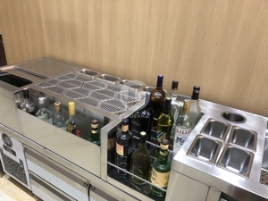 Estación de Bar Móvil para Cócteles y Aperitivos, de Acero Inoxidable, Eléctrica - Product Image 2