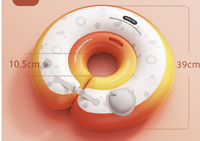 Bouée gonflable imperméable en PVC pour bébé nouveau-né, jouet de bain pour enfant, design rond pour baignoires et spas pour bébés