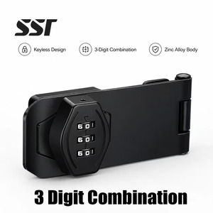 Security Zinc Keyless Password Combination <b>Lock</b> 3 Digit Furniture <b>Lock</b> Easy Installation Bedroom <b>Bathroom</b> Hotel Use European - Product Image 1
