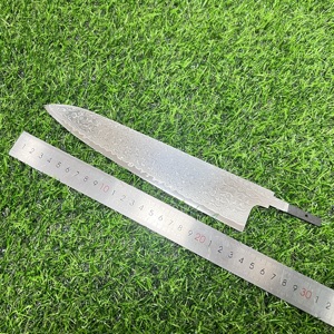 Cuchillo Gyuto de Damasco con Hoja de 8-9 Pulgadas de la Serie Premier de WB Cutlery, Hoja de Cuchillo de Chef de Damasco, Hoja de Cuchillo Kiritsuke en Blanco - Product Image 5