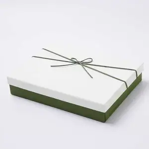 Custom Luxury High Quality Cardboard Packaging White Removable Wedding Dress Black Packaging Paper Board Box With Logo