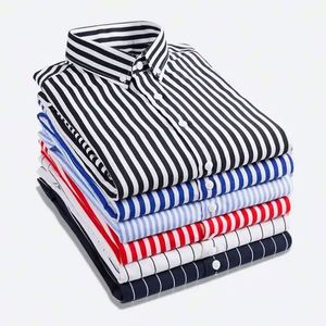 Chemise à manches longues pour homme, à fleurs, vintage, printemps, 100% coton, style coréen, style japonais, coupe slim, J0073 - Product Image 1