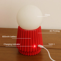 Lampe décorative tactile USB imprimée en 3D, petite lampe de nuit LED pour enfants, lampe de table mignonne pour enfants