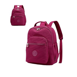 Nylon Women <b>Mini</b> <b>Backpack</b> Waterproof Casual Outdoor Travel Rucksack Shoulder Bag - Product Image 1