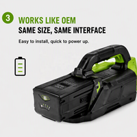 Batterie de remplacement Li-ion 82BD800 82BD500 82BD400 82BD250 82V pour outils d'extérieur sans fil Gre, fabrication OEM ODM personnalisée