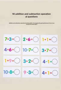 Tablero de números de madera para niños Para operaciones matemáticas Educación temprana Pensamiento lógico Ayudas de entrenamiento Juguetes de matemáticas - Product Image 5