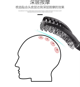 Logo personnalisé professionnel le meilleur super plastique portable massage bouclés humide démêlant brosse à cheveux de douche pour les femmes - Product Image 4
