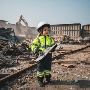 Chaleco de Alta Visibilidad para Niños Maxeed M, Ropa de Seguridad Reflectante para Niños - Product Image 3