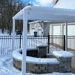 Tienda de campaña para jardín al aire libre Diseño de Marco recubierto de polvo 3x3 con quiosco elegante para entretenimiento al aire libre - Product Image 2