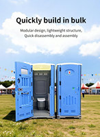 Toilettes portables sèches de haute qualité en matériau HDPE, toilettes mobiles sans chasse d'eau pour utilisation en extérieur