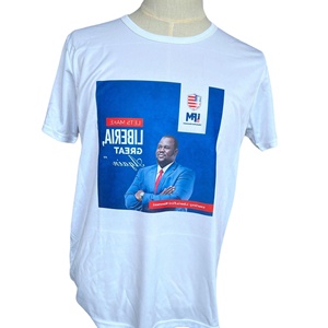 Sublimation personnalisée col rond coupe sèche tricoté T-Shirt motif solide pour <span class=keywords><strong>campagne</strong></span> sportive ou élection en vrac - Product Image 4