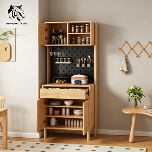 Vente directe d'usine, bon prix, personnalisation possible, grand stock prêt à être expédié, armoire de cuisine, meuble de maison nouvelle mode, buffet. - Product Image 3