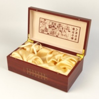 Boîte de rangement personnalisée en MDF pour vin, whisky et spiritueux, avec fermeture à clapet, finition peinture mate, motif laser, boîte en bois carrée rétro