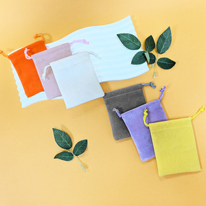 Bolsas de Regalo Personalizadas al por Mayor con Logotipo, Bolsas de Terciopelo con Cordón para Guardar Collares, Bolsas de Joyería Reciclables, Bolsas Protectoras contra el Polvo - Product Image 5