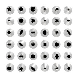 อุปกรณ์ตกแต่งเค้ก MHK80 72ชิ้นอุปกรณ์ทำขนมอบเครื่องมือทำเค้กสำหรับชุดหัวฉีดชุดเครื่องมือทำขนมอบ - Product Image 4