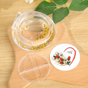 Nuevo y popular regalo creativo: marco de fotos de plástico con forma de diamante y relleno de agua - Product Image 4