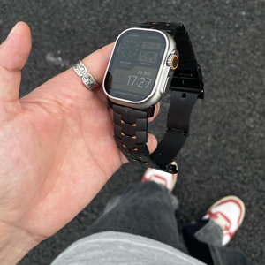 Bracelet en métal en alliage de titane pour <span class=keywords><strong>Apple</strong></span> <span class=keywords><strong>Watch</strong></span> Ultra 49mm 10 9 8 <span class=keywords><strong>7</strong></span> <span class=keywords><strong>45mm</strong></span> Bracelet Bracelet de montre en titane pour IWatch 6 5 4 SE - Product Image 3