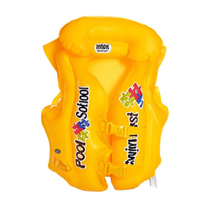 Giubbotto gonfiabile Intex 50x47 cm per bambini da 3 a 6 anni, dispositivo di galleggiamento per la sicurezza in piscina - Product Image 2