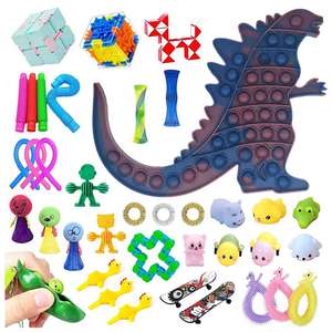 JYTZ065 Kit de Juguetes Sensoriales Antiestrés, 25 Piezas con Pelotas, Frutas, Juguetes Sencillos para Niños y Adultos - Product Image 1