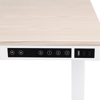 Bureau de travail moderne ergonomique en bois massif, bureau d'ordinateur modulaire avec fonction extensible, conçu pour le confort et la commodité YG YGC-1