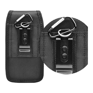 Funda Universal de Cuero para Cinturón con Clip, <span class=keywords><strong>Bolsa</strong></span> para Tarjetas de Identificación, Porta Teléfono para iPhone, Samsung, VIVO - Product Image 2