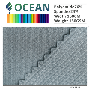 Tissu Spandex <span class=keywords><strong>en</strong></span> nylon à section transversale plate de fil frais les hauts d'été sportifs et les vêtements loisirs décontractés - Product Image 2