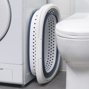 WONDERFUL Hot Selling <strong>Small</strong> Collapsible Plastic Dirty Clothes Storage <strong>Basket</strong> Foldable <strong>Basket</strong> Bathroom <strong>Laundry</strong> <strong>Basket</strong> - Product Image 5