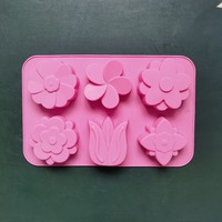 Tulpenförmige Antihaft-Öko-Silikonform für Schokolade und Kuchenbacken - Spezifikationen und Technik DIY-Bastelbedarf