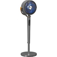 Ventilateur de circulation d'air oscillant 50W avec lumière LED, ventilateur sur pied, commande vocale et télécommande, ventilateurs de circulation au sol avec fonction d'aromathérapie