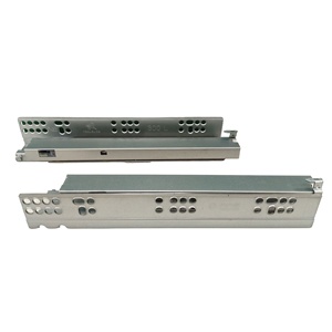 Corredera de Acero Galvanizado Ajustable en 3D, de Montaje Inferior, Extensión Completa, Cierre Suave y Silencioso, para Muebles de Cocina y Oficina, Carga de 25 kg, TOOLSLIDE - Product Image 1