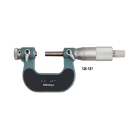 Outils de mesure Mitutoyo, micromètres à vis série 126, type à pointe interchangeable (à pointe de vis/broche) 126-137