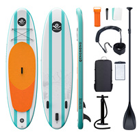 Planche à pagaie gonflable personnalisée SUP en matériau Drop Stitch, excellent accessoire pour les sports nautiques
